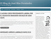 Tablet Screenshot of elblogdejoseblasfernandez.com